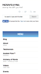 Mobile Screenshot of menafesting.com